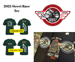 Greymouth Motorcycle Street Race Tee, Women's Design Two