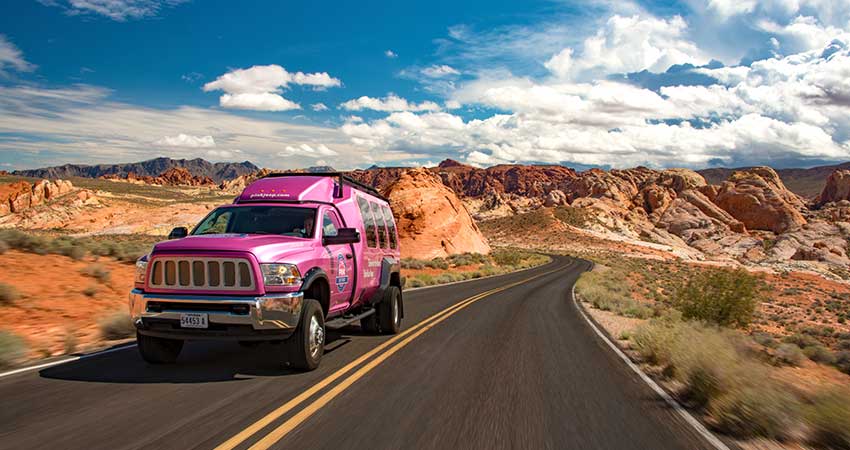 Pink Jeep - Valley of Fire Tour