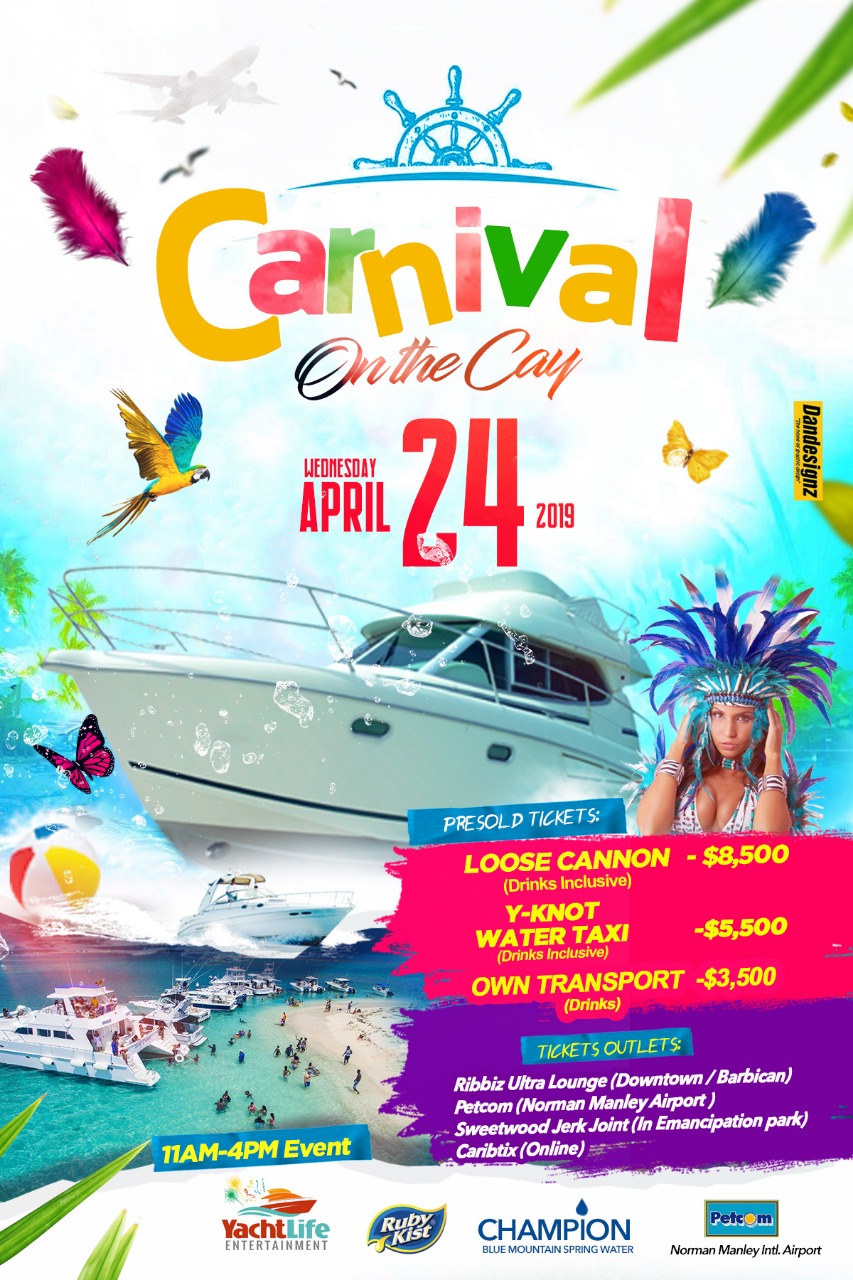 Carnival Wednesday on the Cay - April 24th, 2019