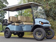 6 Passenger Street Legal Golf Cart Rental, Gas, Lifted