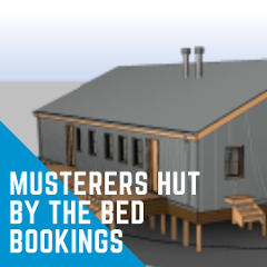 Musterers Hut Bed 
