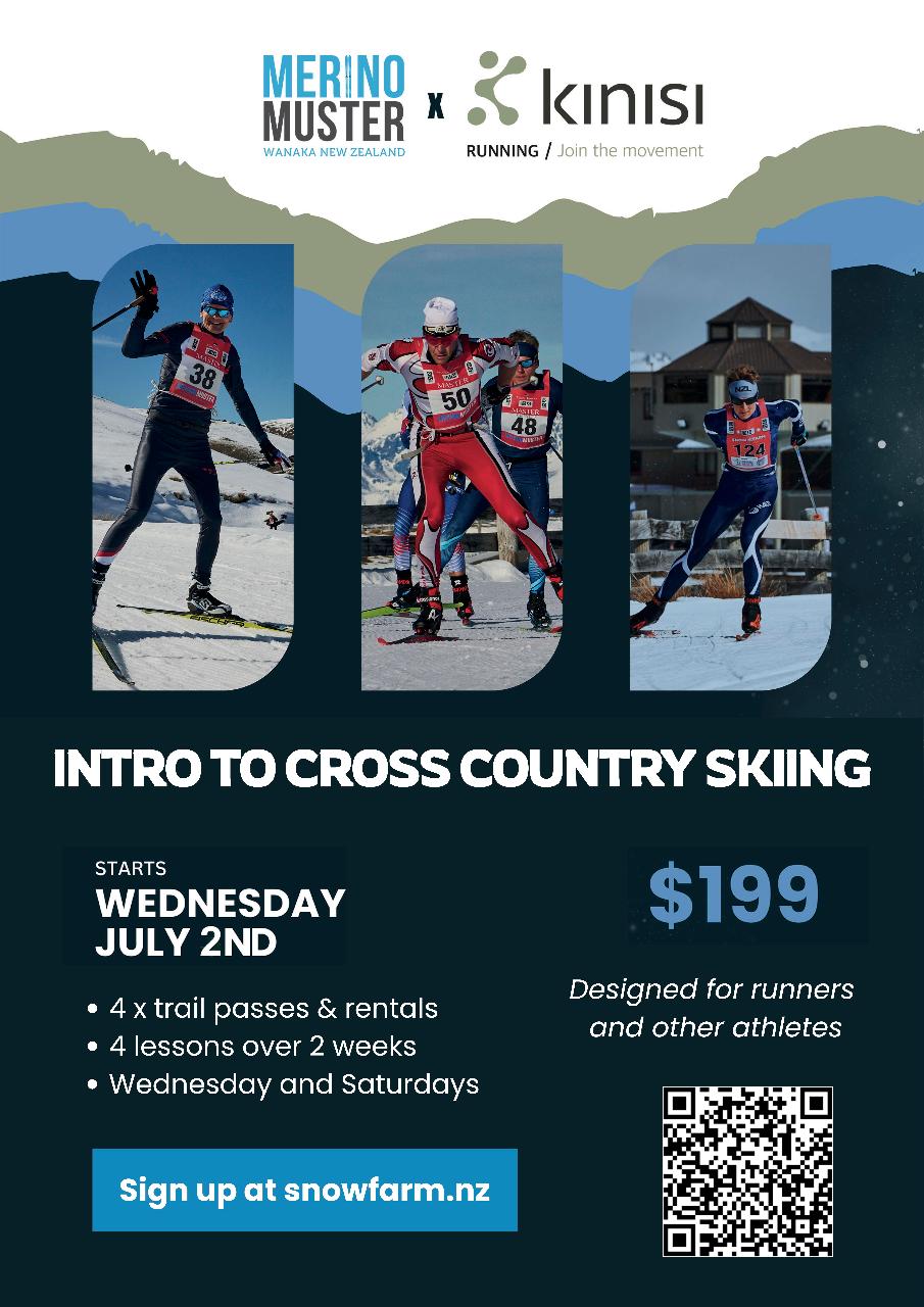 2 Week Intro to Cross Country Skiing - Supported by Kinisi Running