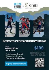 2 Week Intro to Cross Country Skiing - Supported by Kinisi Running