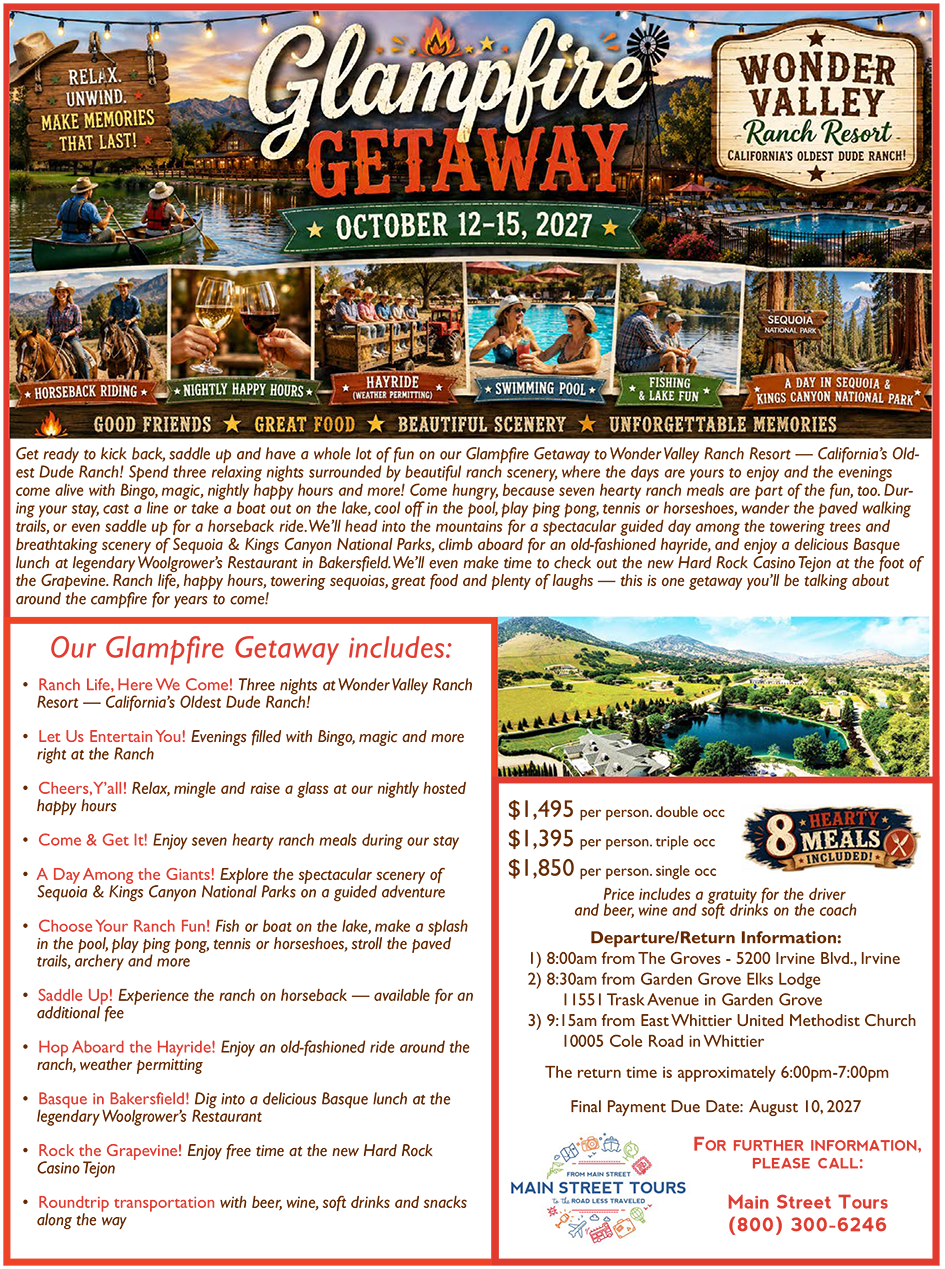 Glampfire Getaway to Wonder Valley Ranch Resort