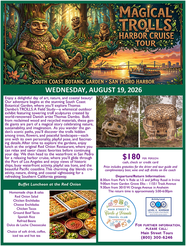 Magical Trolls and a Harbor Cruise
