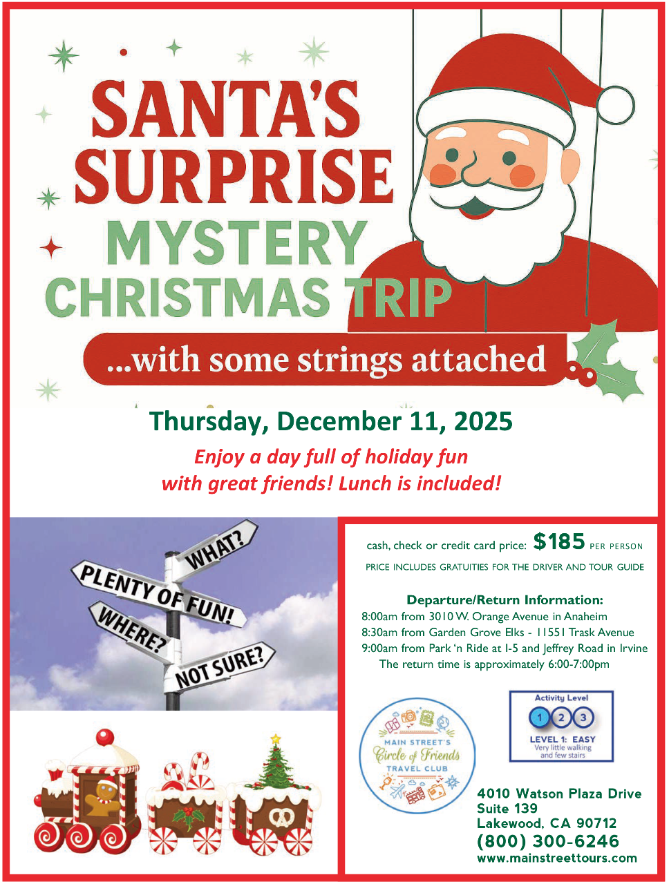 Santa's Surprise Mystery Christmas Trip
