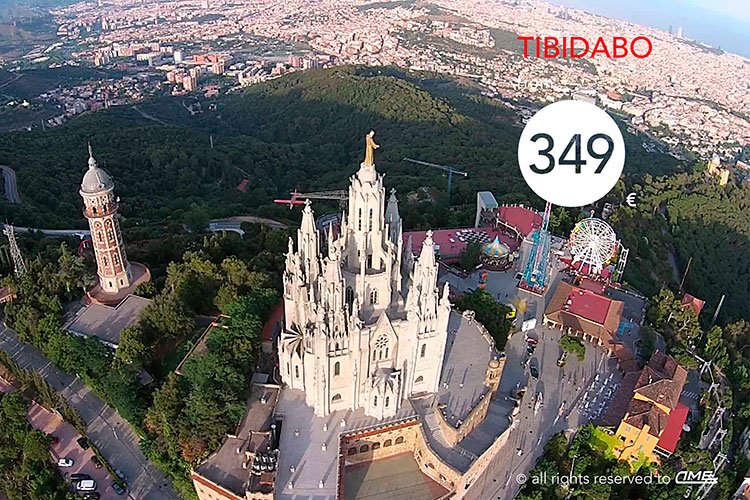 Tibidabo & Porsche 911 Coupe - 90min City Tour (PC72)