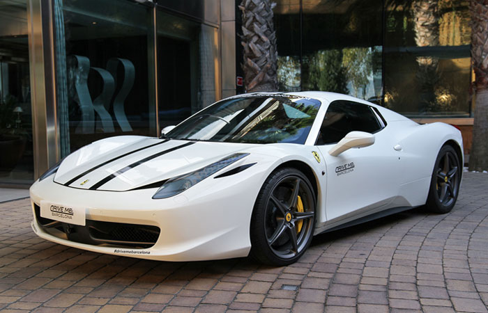 Ferrari 458 Spider Rental by hours