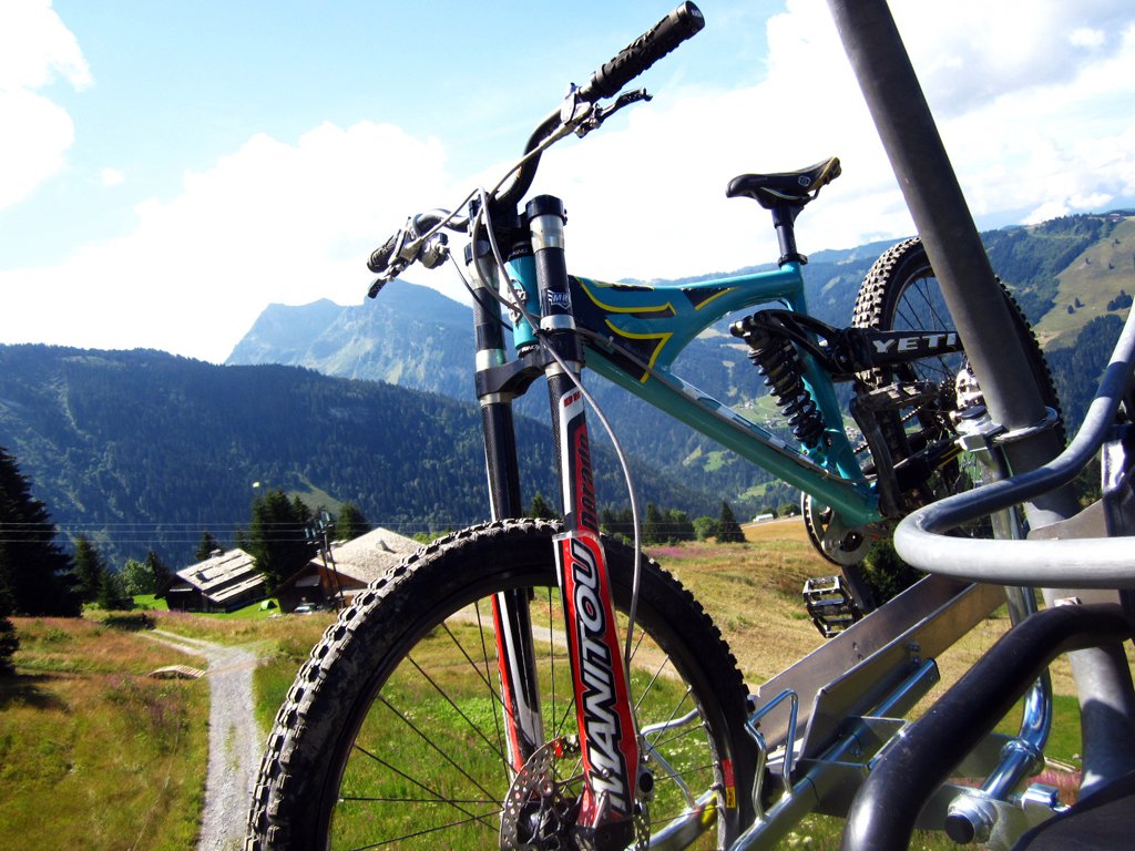 Mountain Biking in the French Alps