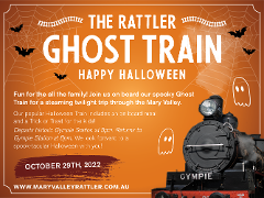 Ghost Train - Departs Saturday 29th October - Gympie to Amamoor (Return)