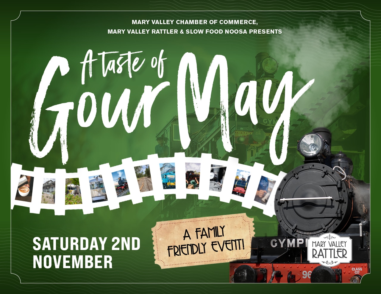 A little "Taste" of GourMay Mary Valley Food Festival 2025 - Saturday 2nd November - Gympie to Amamoor (Return)