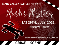 Murder Mystery Express - Departs Saturday 22nd July - Amamoor to Gympie (Return)