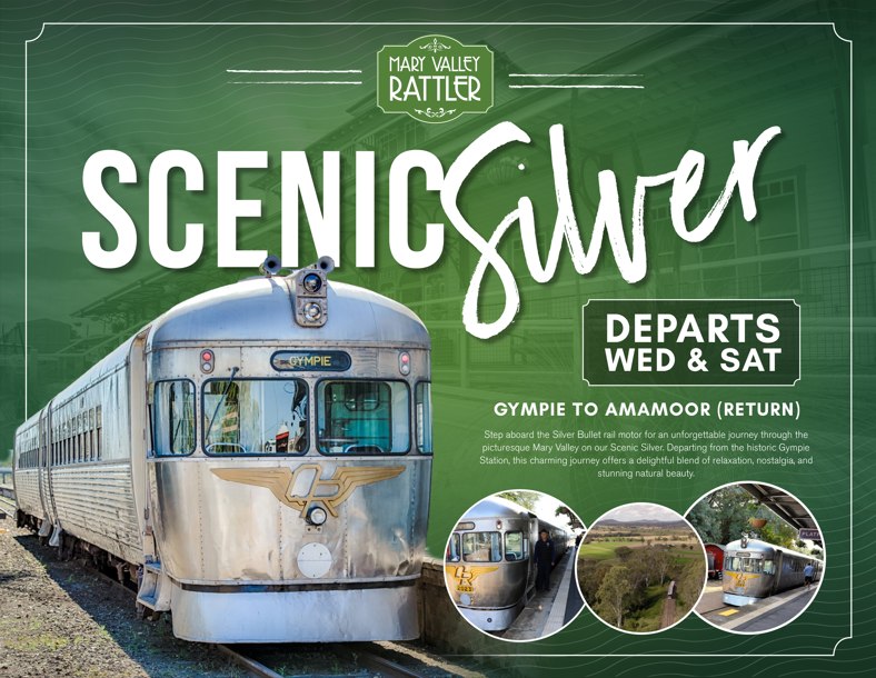 Scenic Silver - Departs Wednesday & Saturday - Gympie to Amamoor (Return)