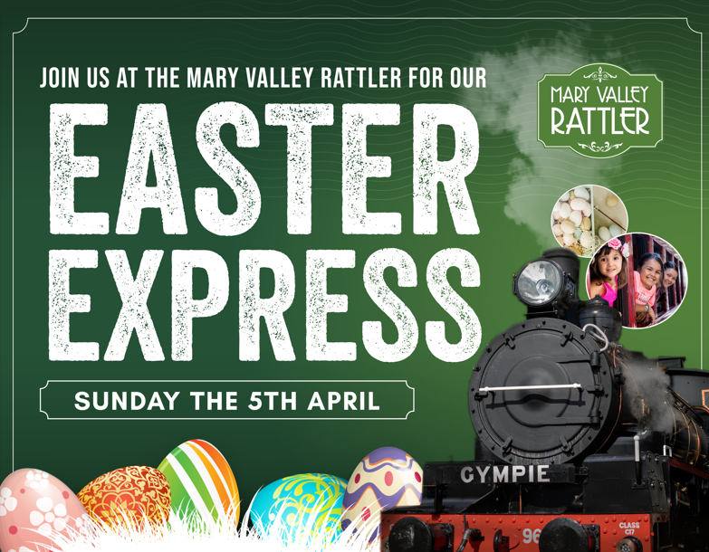 Easter Express - Departs Sunday 5th April - Gympie to Amamoor (Return)  