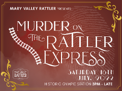 Murder on the Rattler Express - Departs Saturday 16th July - Gympie to Amamoor (Return)