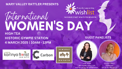 International Women's Day High Tea- Tuesday 4th March 2025