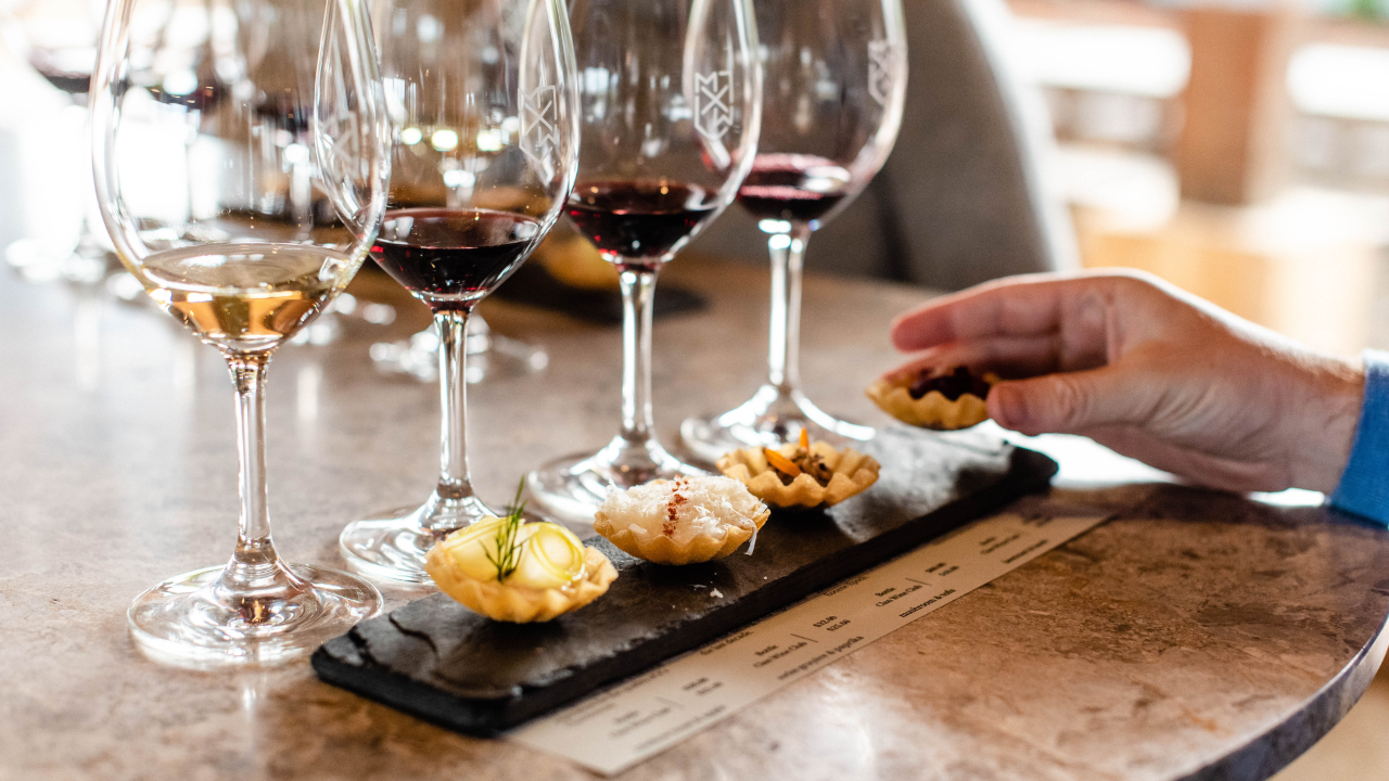 Premium Wine Tasting & Canapés Flight