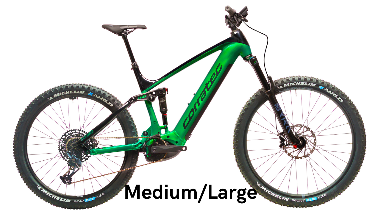 Electric Full Suspension Mountain Bike Hire- Multi Day- Medium Size