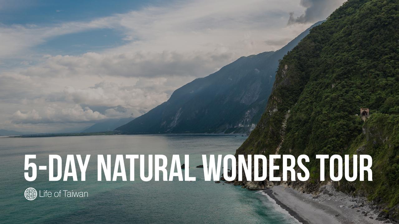 5-Day Private Tour of Taiwan's Natural Wonders