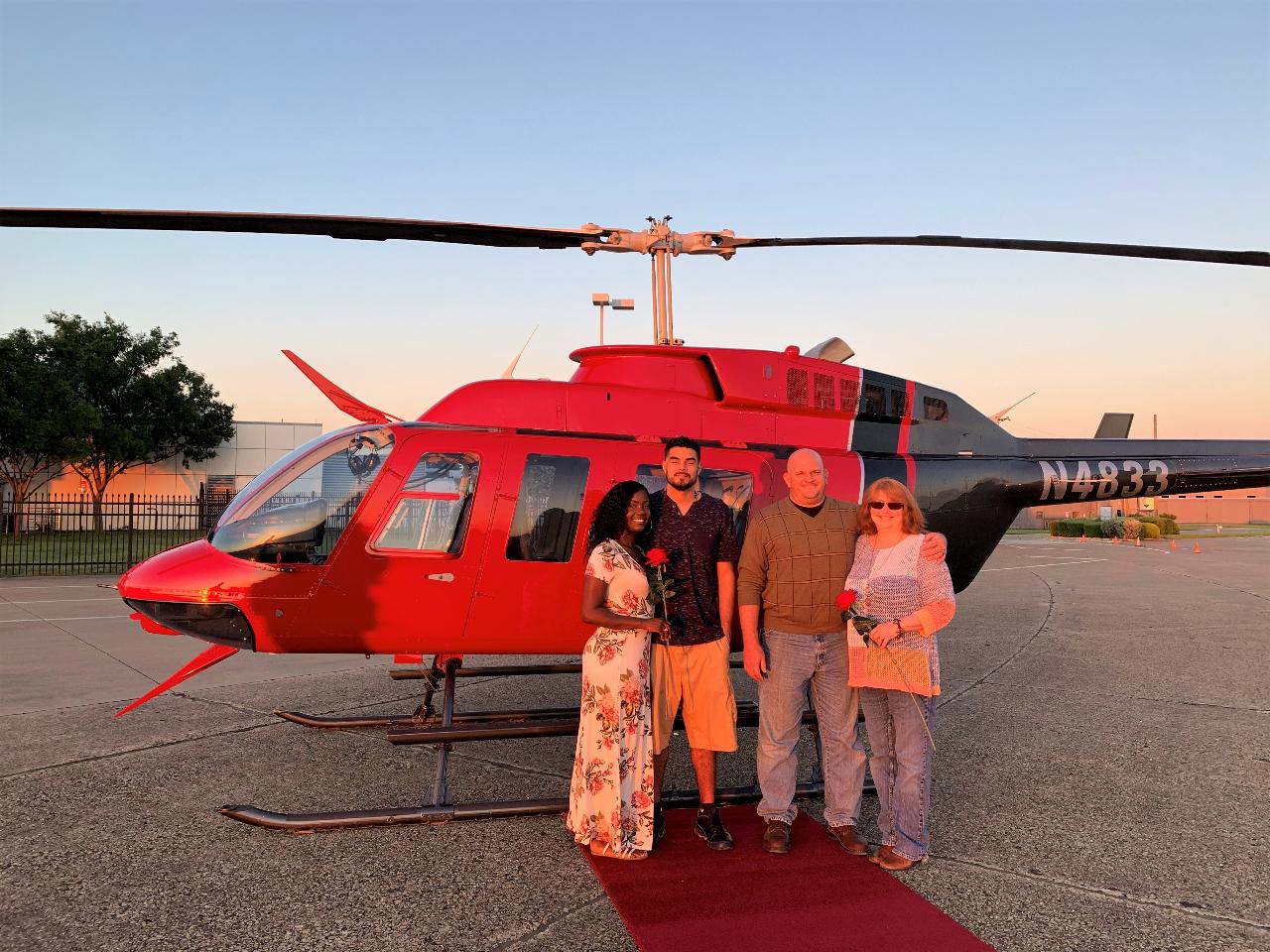 OLD  - VIP Dallas Skyline Tour - 2 seats -  SHARED FLIGHT -  Option to add a *3-course dinner. (approx 16 - 18 min) - NEW SALES PAUSED! As a safety precaution shared flights temporarily unavailable!