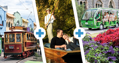 Tram, Gardens Tour & Punt Triple Pass