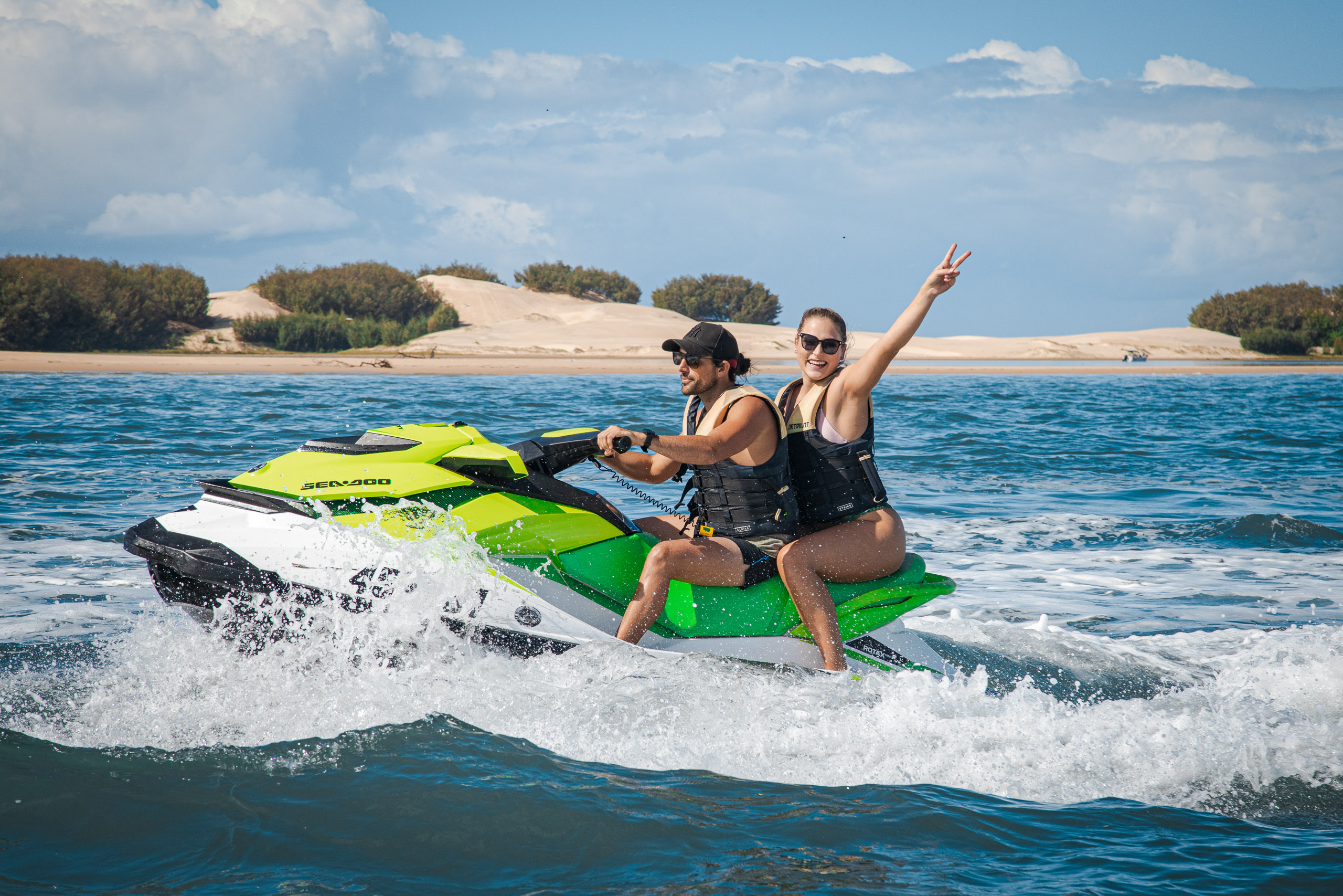 Parasailing plus Jet Ski Safari 2.5 Hour - 2 Adults
