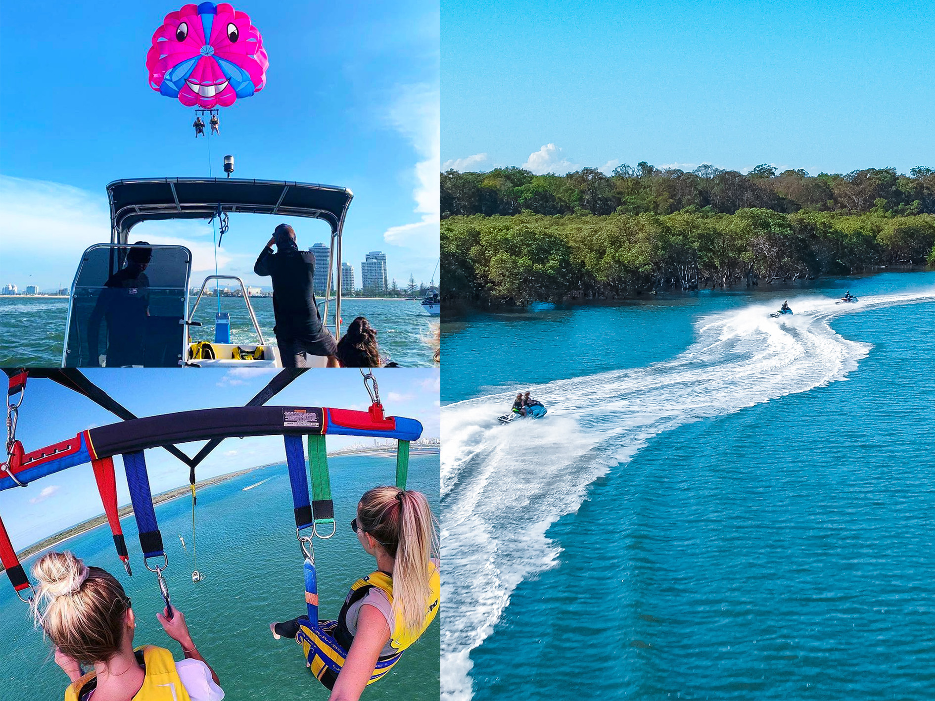 Parasailing plus Jet Ski Safari 30 Minutes - 2 adults