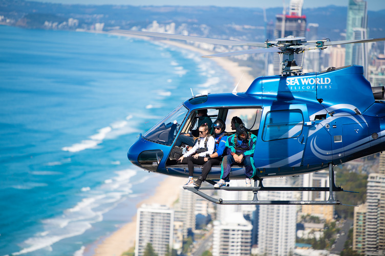 Helicopter Skydive with beach landing