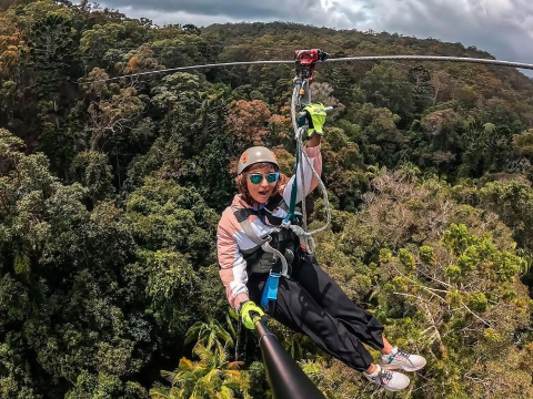 【アドレナリン・パス】ツリートップ・チャレンジ&キャニオンフライヤー