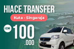 Hiace Transfer Kuta Area to Singaraja One Way (Shared Basis System)