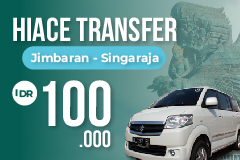Hiace Transfer Jimbaran Area to Singaraja One Way (Shared Basis System)