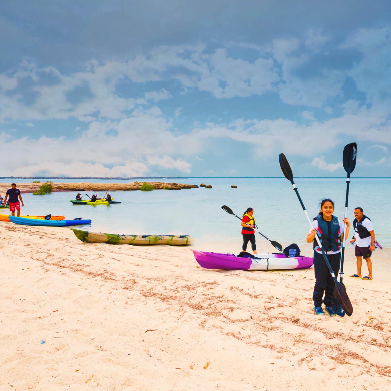 Kayaking In Purple Island (Al Thakhira Mangroves)