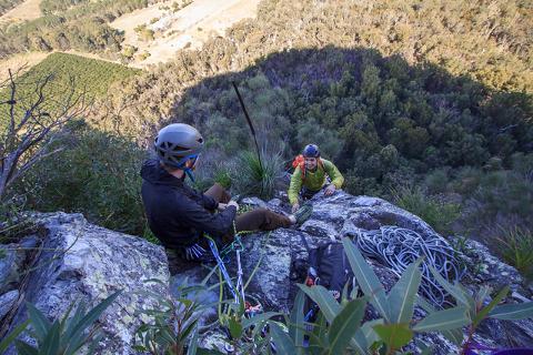 25 King Casper, 25m Sport climb in Mt Tibrogargan