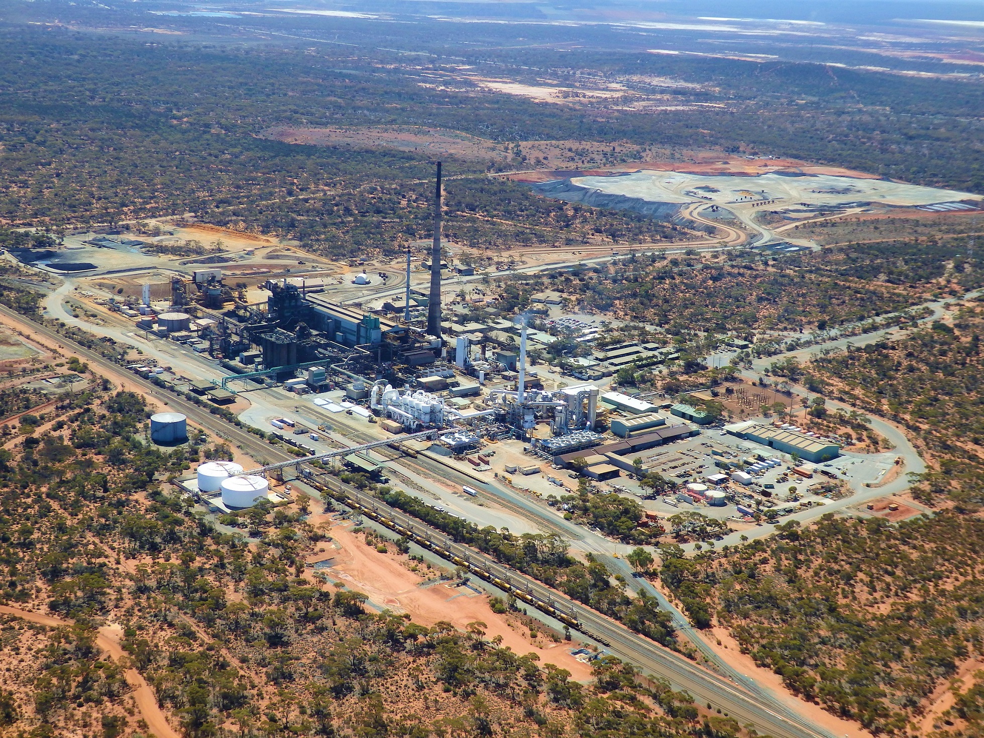 Lake Lefroy including Big Pit Scenic Flight