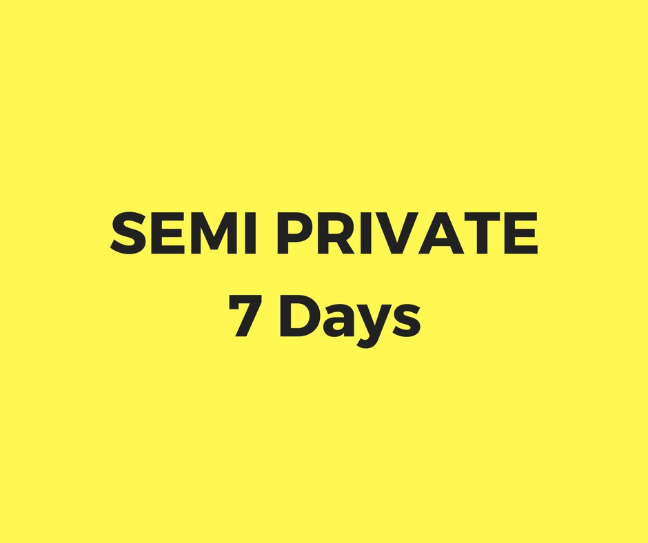 Semi private lesson 7 days package