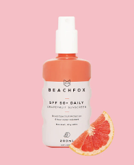 BEACHFOX Grapefruit Sunscreen SPF 50+