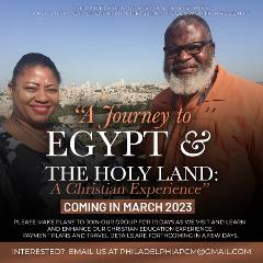 Journey to Egypt & The Holy Land with Bishop C.L. Shepherd, March 11 - 21, 2023