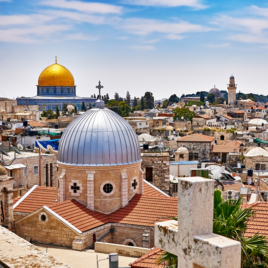 Pastor Stephen Evans, With Tour Guide Eran Salamon, 11-Day Journey to the Holy Land, November 9 – 19, 2022