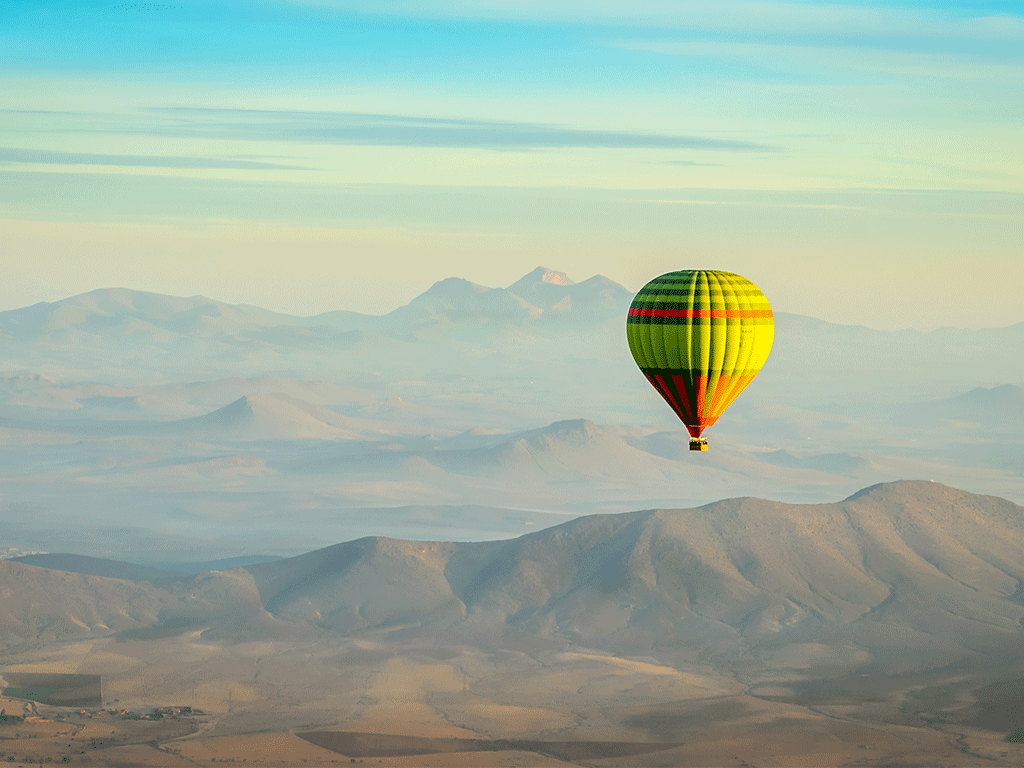 Hot Air Balloon near Marrakech * Montgolfière près de Marrakech