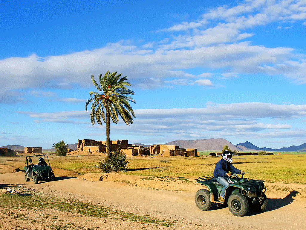 Quad Bike in Jbilets Desert * Quad dans le désert des Jbilets