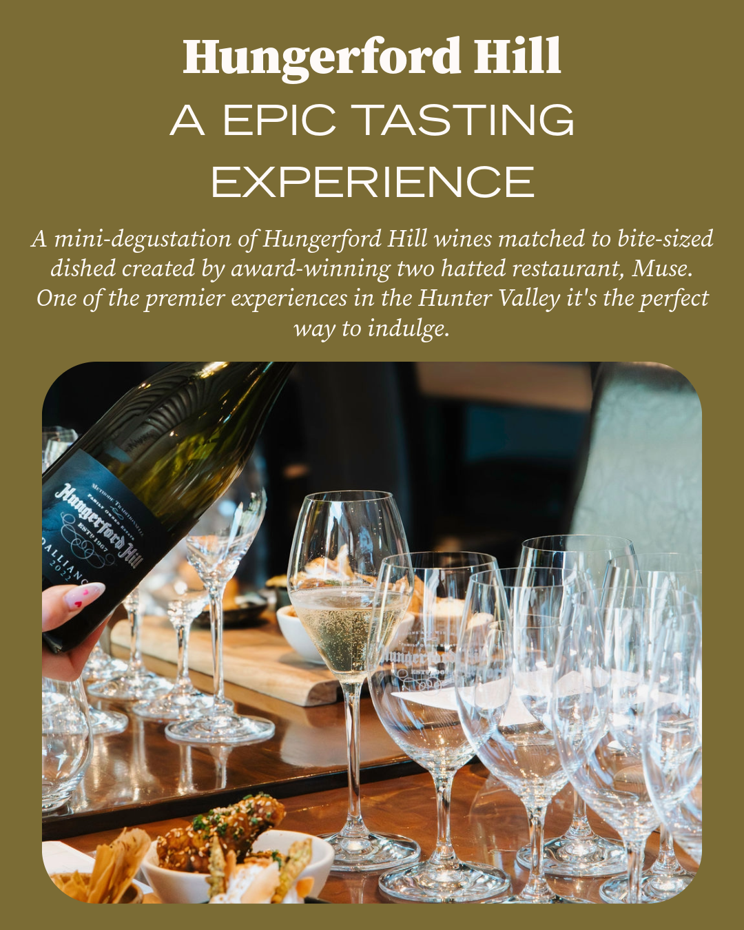 Epic Tasting Experience