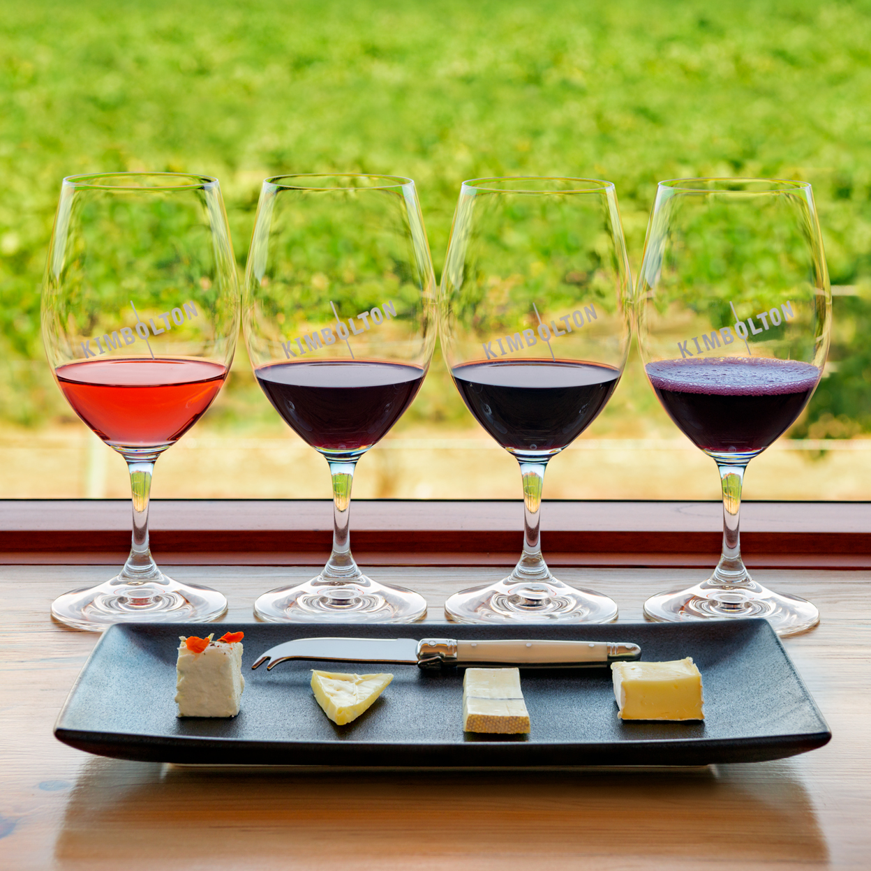 Wine and Cheese Flight