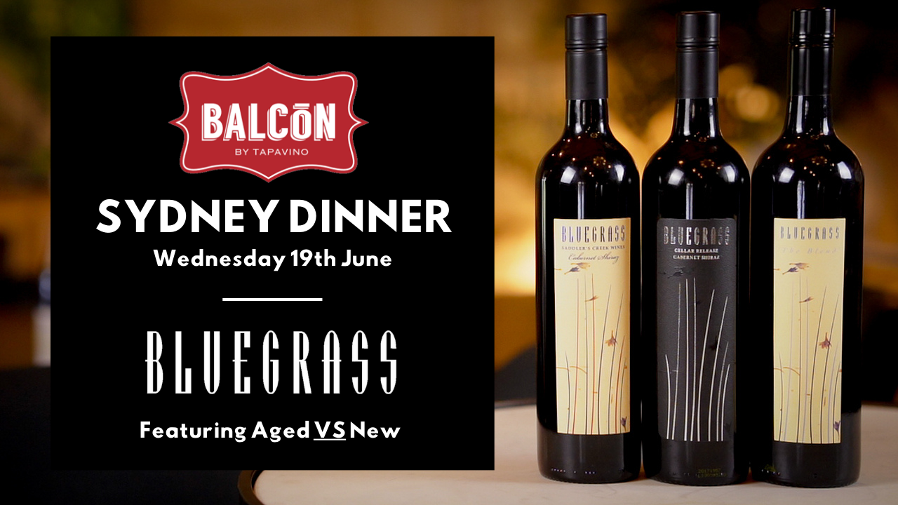 Bluegrass Dinner @ Balcon By Tapavino - Wednesday 19th June