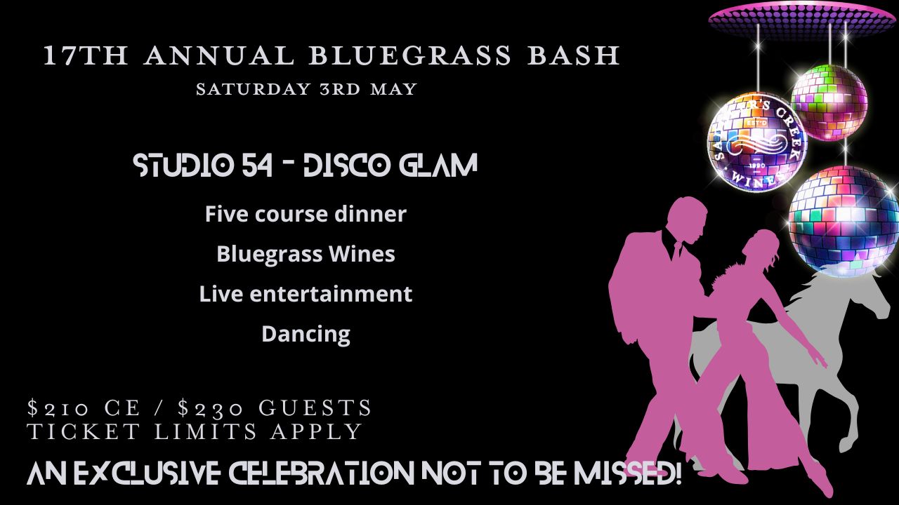 Bluegrass Bash 2025 - Club Equus Members Dinner Saturday 3rd May