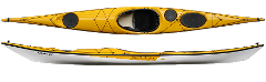 Hyra Enmanskajak i glasfiber storlek M/L // Rent Single kayak fiberglas size M/L  