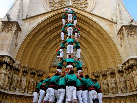 Human Towers in Barcelona