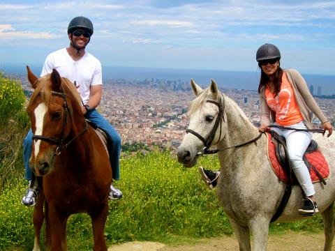 Private horse riding tour in Natural Park from Barcelona