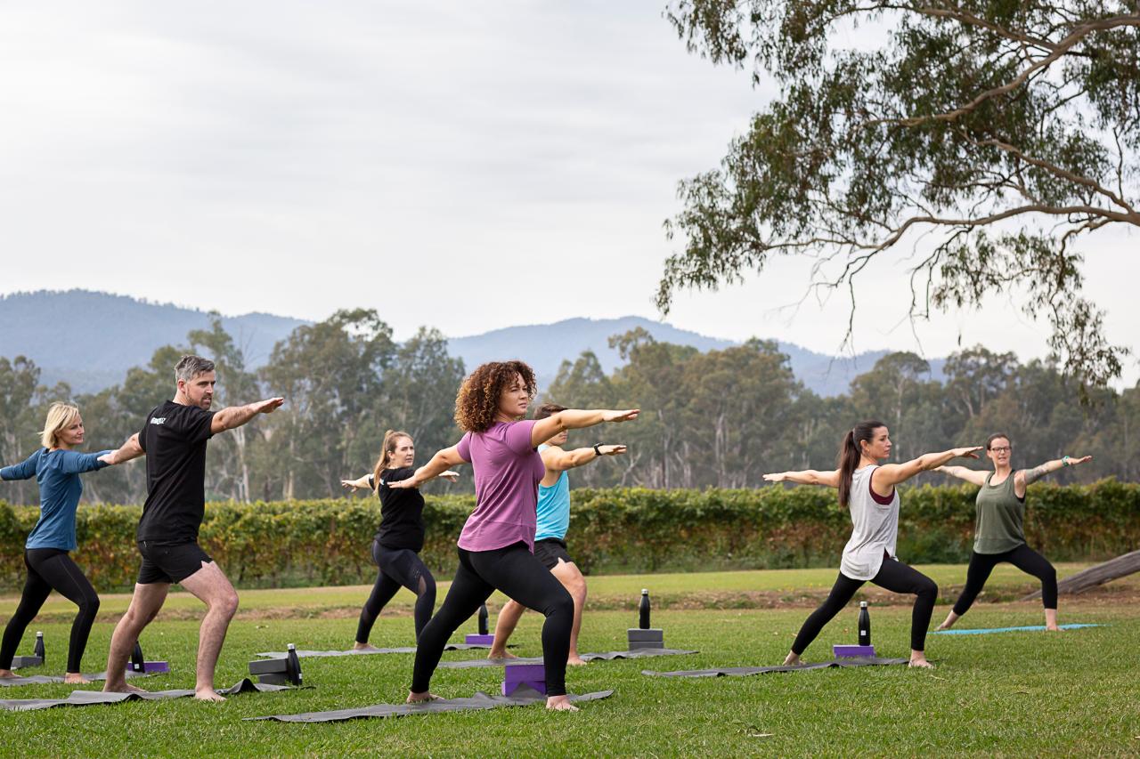 Yoga In The Vines