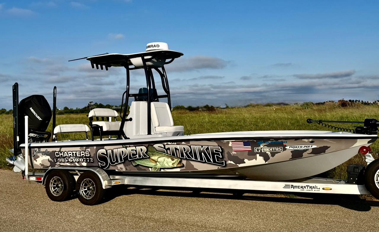 Back Water and Coastal Fishing with Capt. Damon McKnight - 24ft. Yellowfin CE with 400 H.P. Mercury