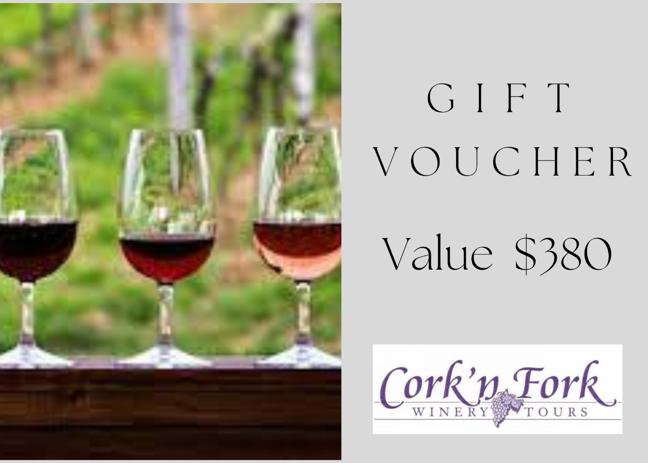 Gift Card $380 - Full Day Mt Tamborine Wine Tour for 2 Guests